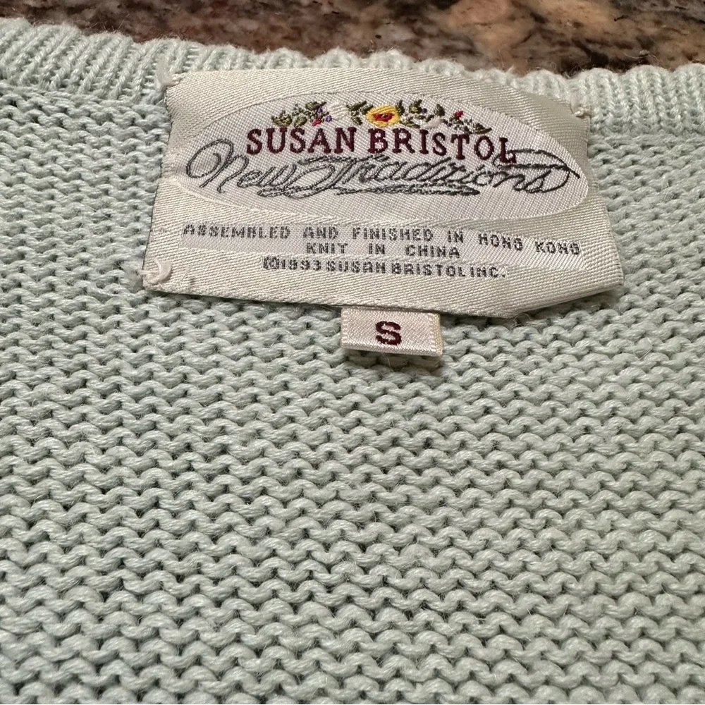 Vintage Susan Bristol Pastel Floral Cardigan - Picture 7 of 10